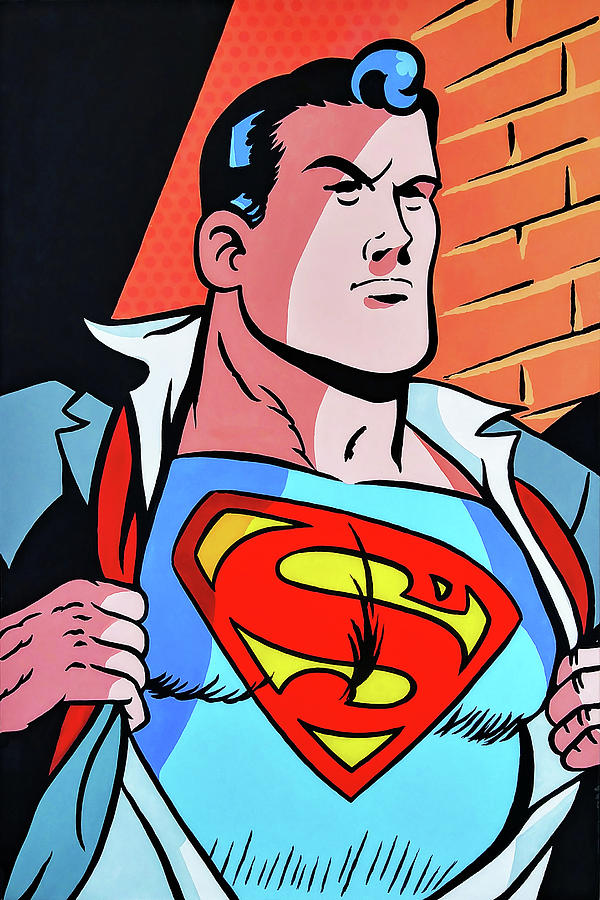 Asser Metafor Kæmpe stor I am Superman Painting by Pop Art World - Pixels