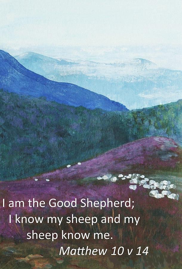 I am the Good Shepherd Painting by Nigel Radcliffe