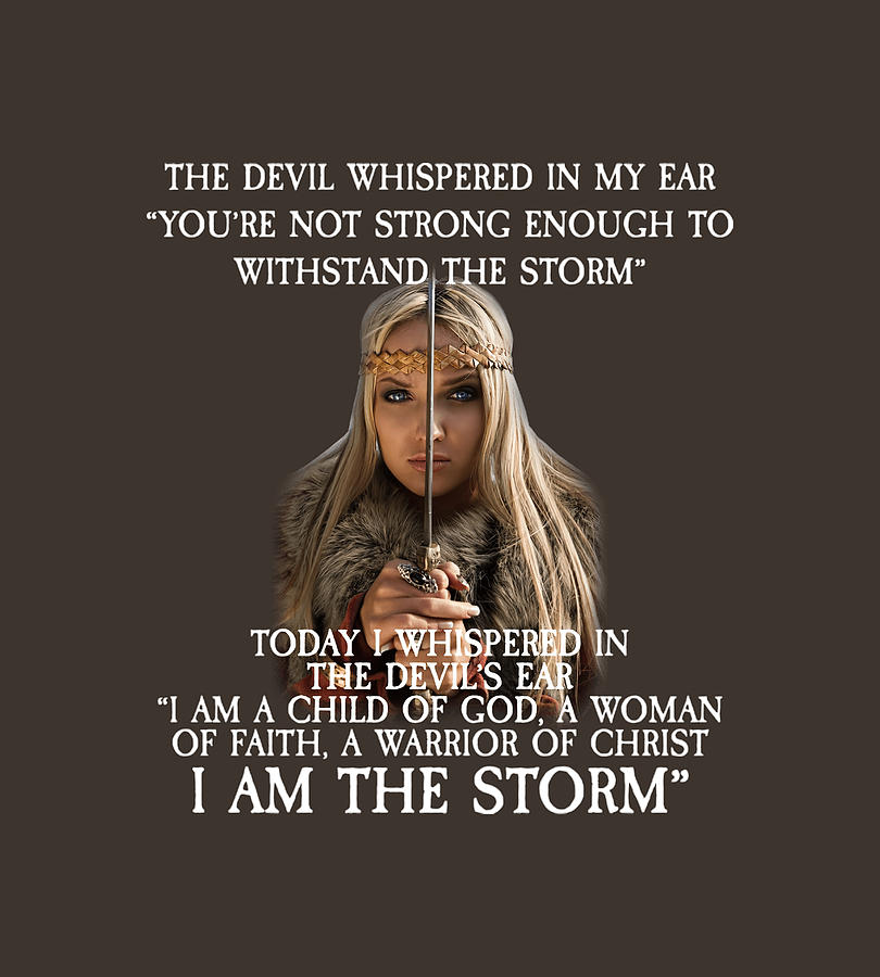 I Am The Storm I Am A Child Of God A Woman Of Painting by Ellie Alan ...