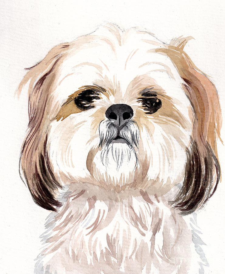 I am your Puppy Painting by Munkhzul Bundgaa