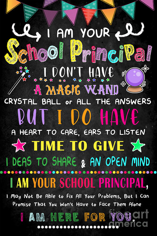 I Am Your SChool Principal Wall Decor Mixed Media by Thuy Dang | Pixels