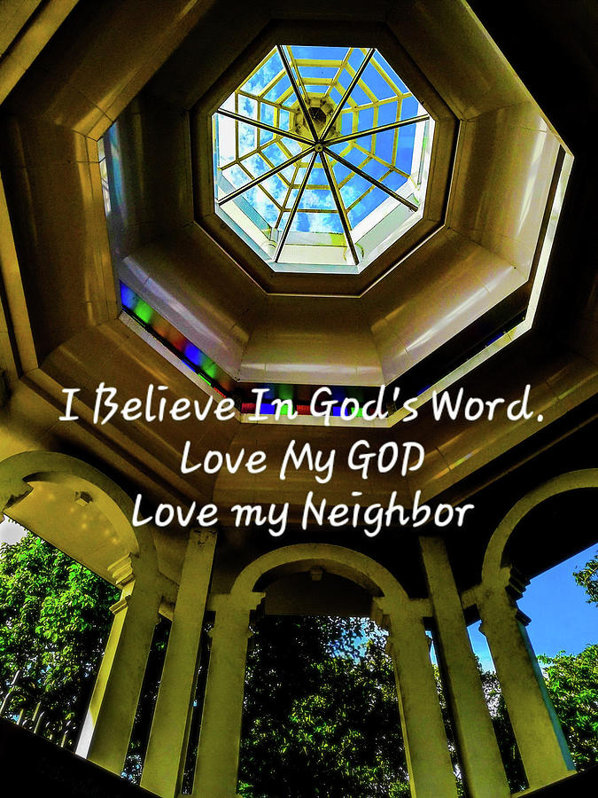I believe in Gods Word Digital Art by Jackie Littletaylor