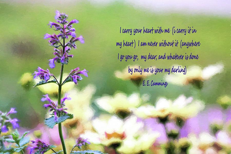  I Carry Your Heart  Photograph by Carol Montoya