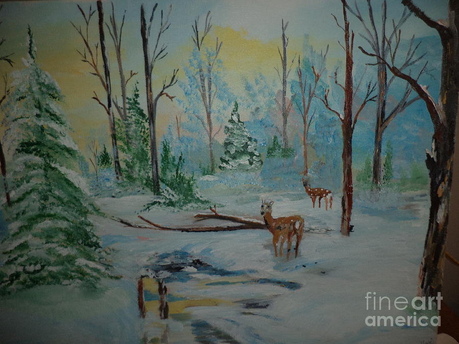 I Deer You Painting # 128 Painting by Donald Northup
