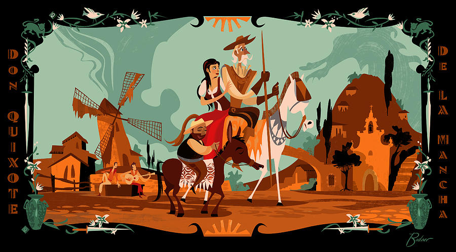 I Don Quixote Digital Art by Alan Bodner