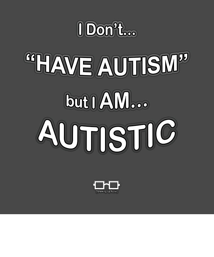 I dont HAVE AUTISM but I AM AUTISTIC Kids T boy Tapestry Textile by