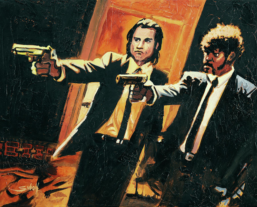 I Double Dare You Painting by Sv Bell