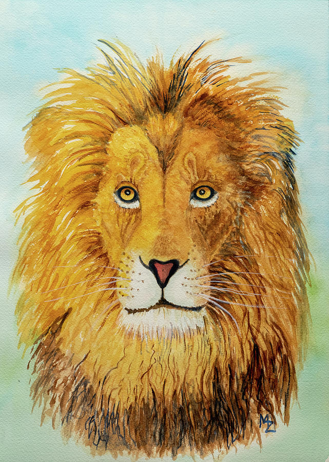 I dream of Lions Painting by Margaret Zabor