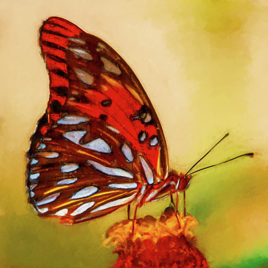 I dreamt I was a Butterfly - 06 Painting by AM FineArtPrints