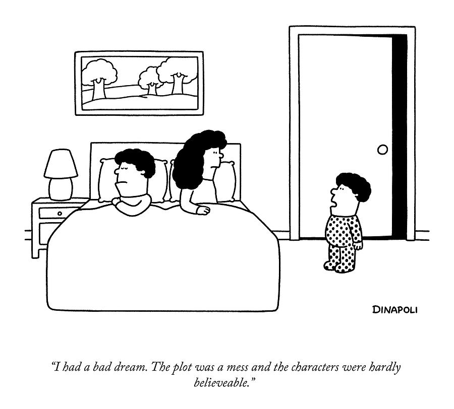 I Had A Bad Dream Drawing By Johnny DiNapoli Pixels