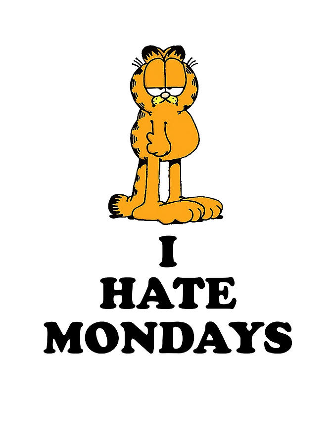 i hate mondays Poster boy Painting by Aiden Chloe | Fine Art America