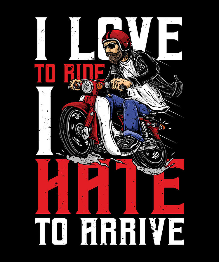 I hate to arrive Digital Art by Values Tees - Fine Art America