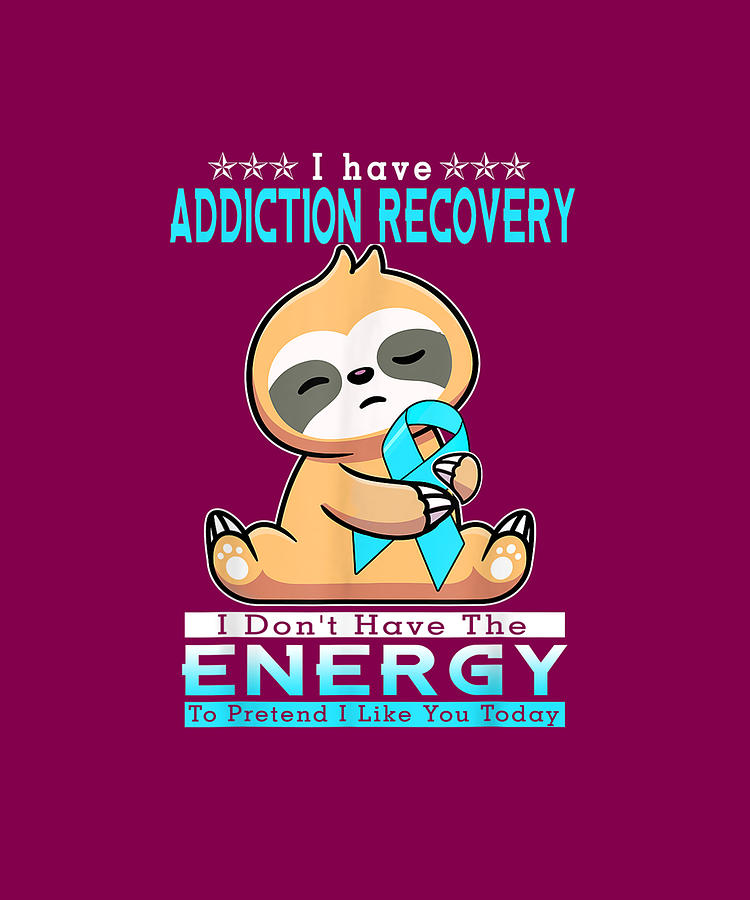 I Have Addiction Recovery Drawing by Thao Ngo