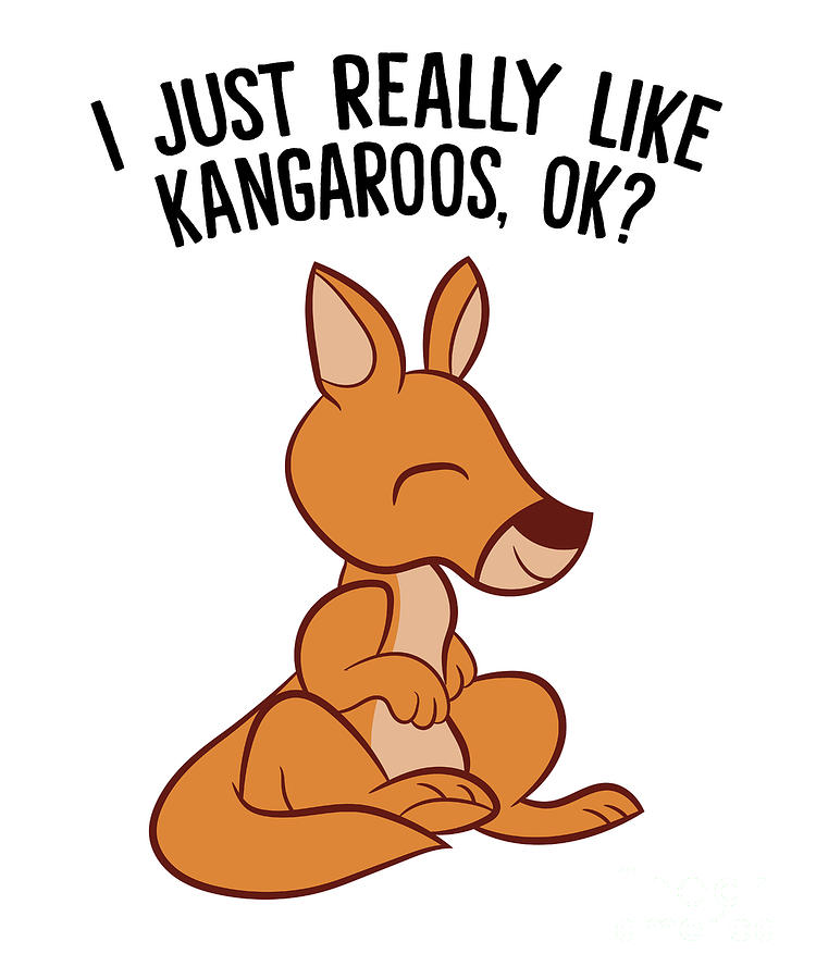 I Just Really Like Kangaroos Ok Baby Kangaroo Tapestry - Textile by EQ  Designs - Fine Art America