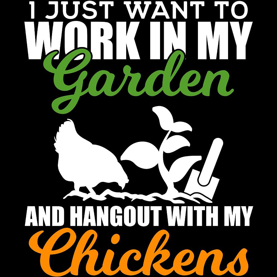 i just want to work in my garden tshirt