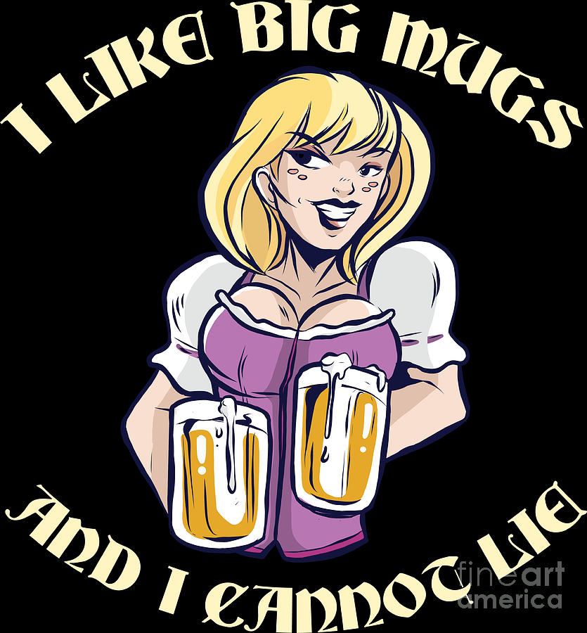 big beer cartoon