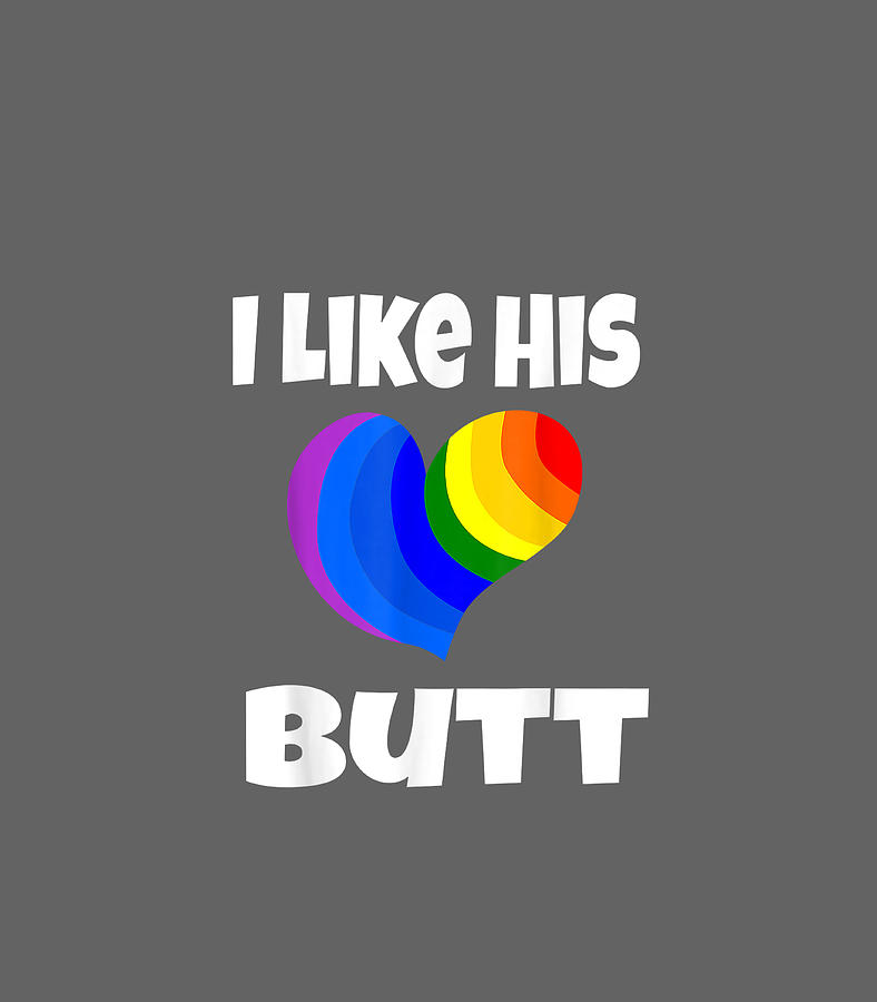 I Like His Butt Gay Lgbtq Valentine Day Matching Couple Digital Art By Eviejj Steva Fine Art 