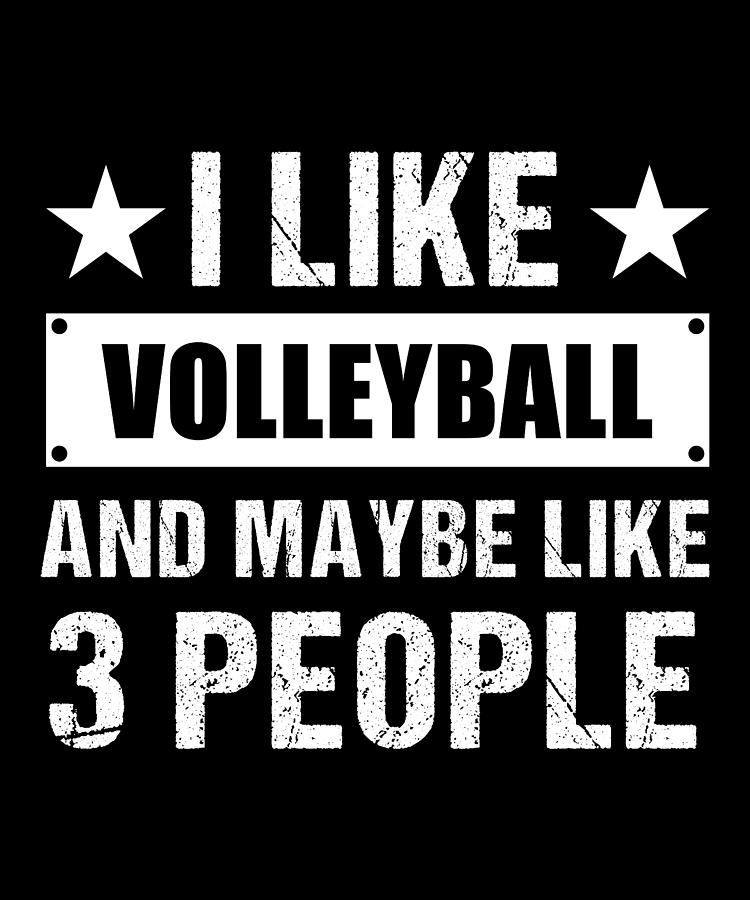 I like Volleyball and maybe like 3 People Funny Digital Art by Qwerty ...