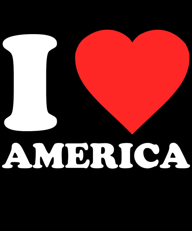 I Love America Digital Art by Flippin Sweet Gear