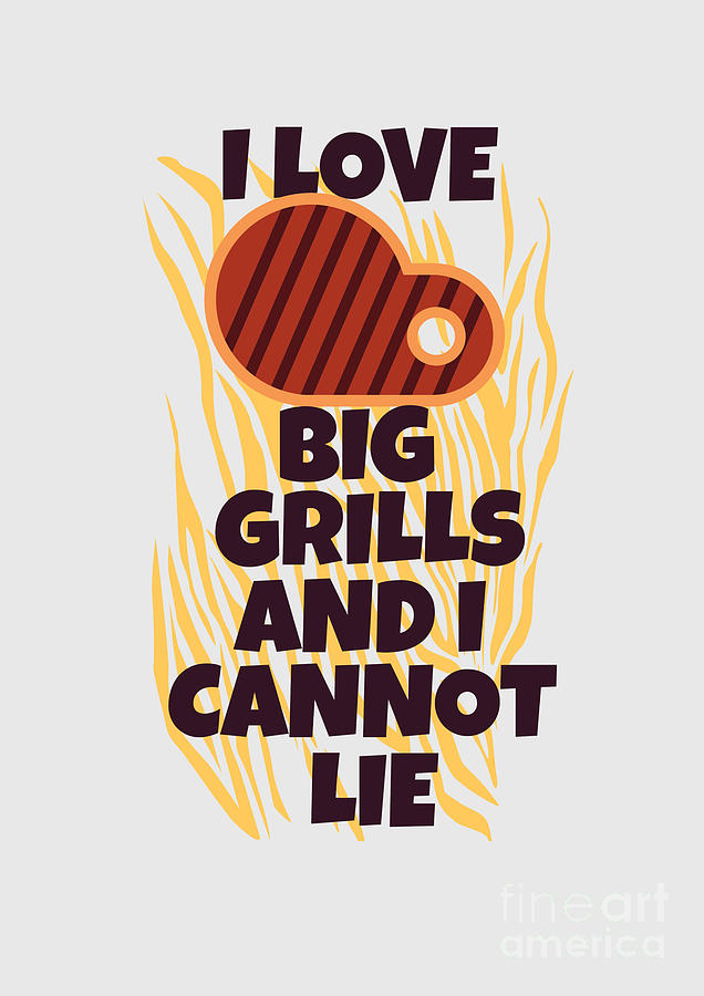 I Love Big Grills And I Cannot Lie Bqq Lover Gift For Men Dad Husband ...