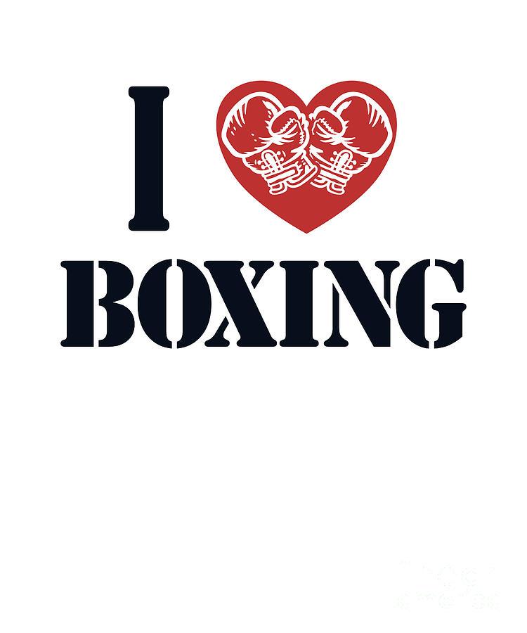 I love Boxing Professional Boxer Muay Thai Boxing Digital Art by ...