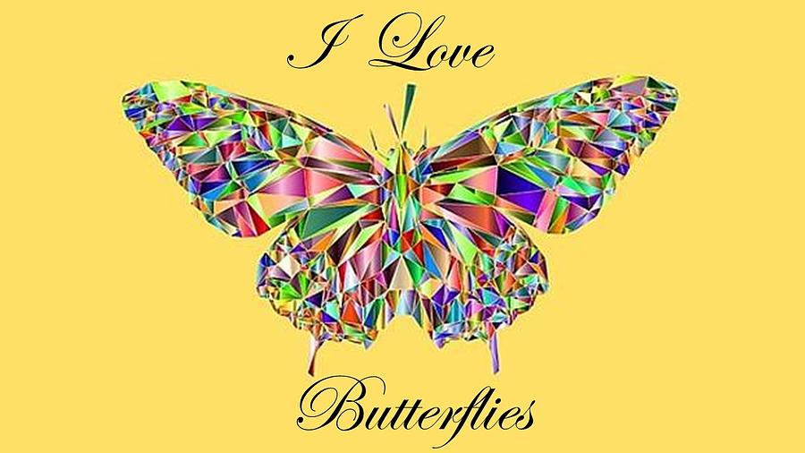 I Love Butterflies Photograph by Nancy Ayanna Wyatt
