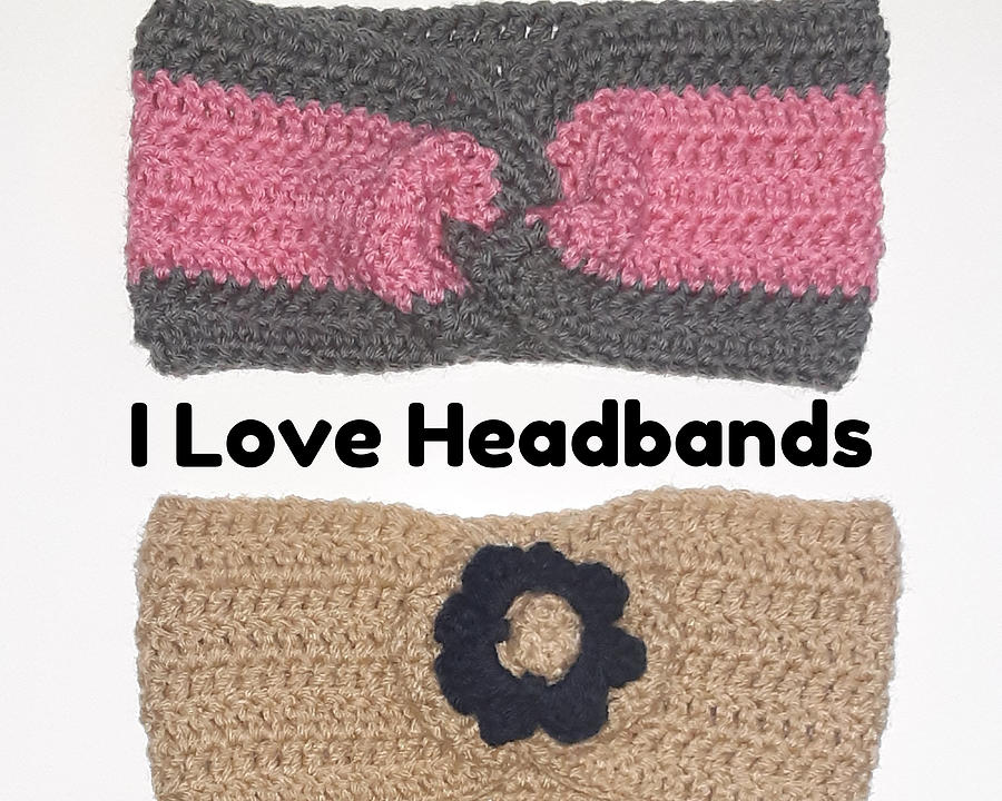 Headbands Photograph - I Love Headbands by Shelena Griffiths