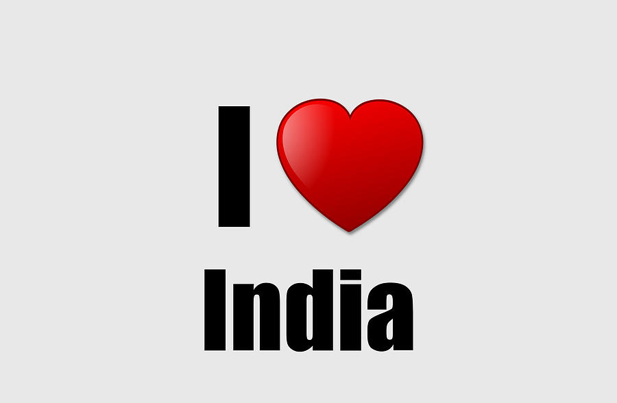 I Love India Digital Art by Funny Gift Ideas - Pixels I Love India Digital Art by Funny Gift Ideas - Pixels