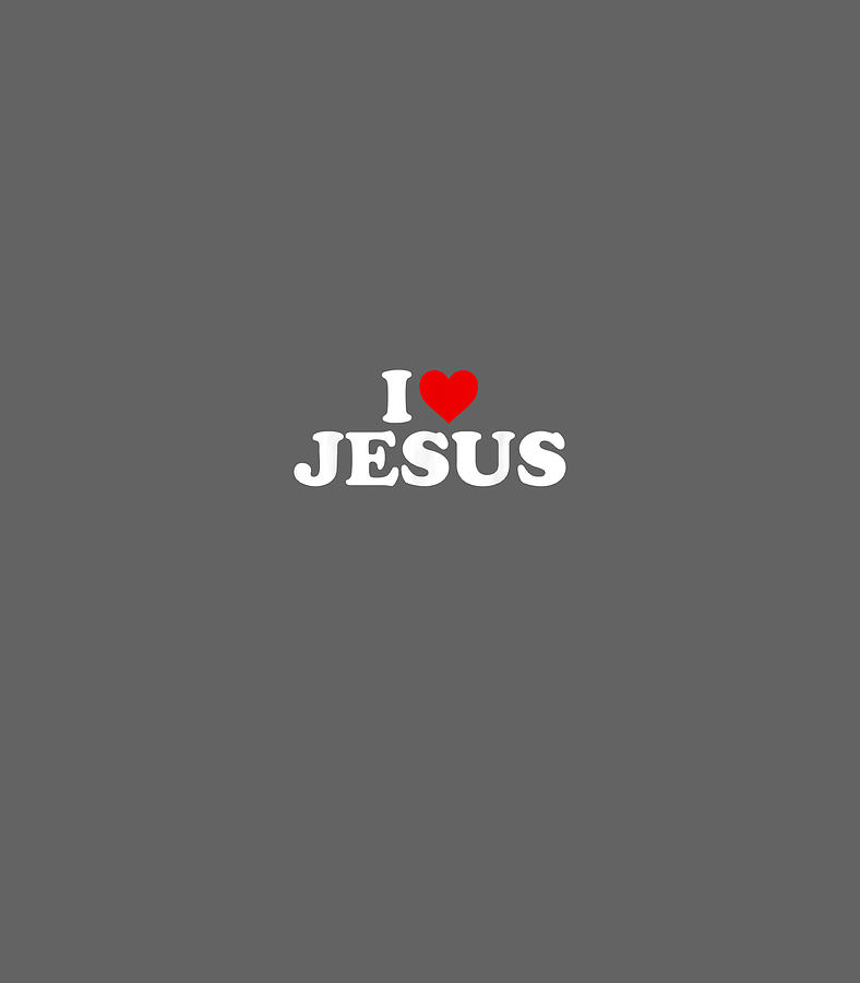 I Love Jesus Heart Digital Art by Mateo Kerry - Fine Art America