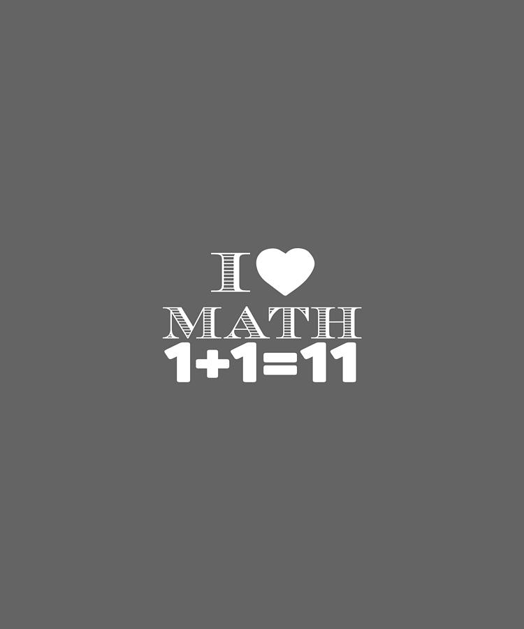 I Love Math-01 Digital Art