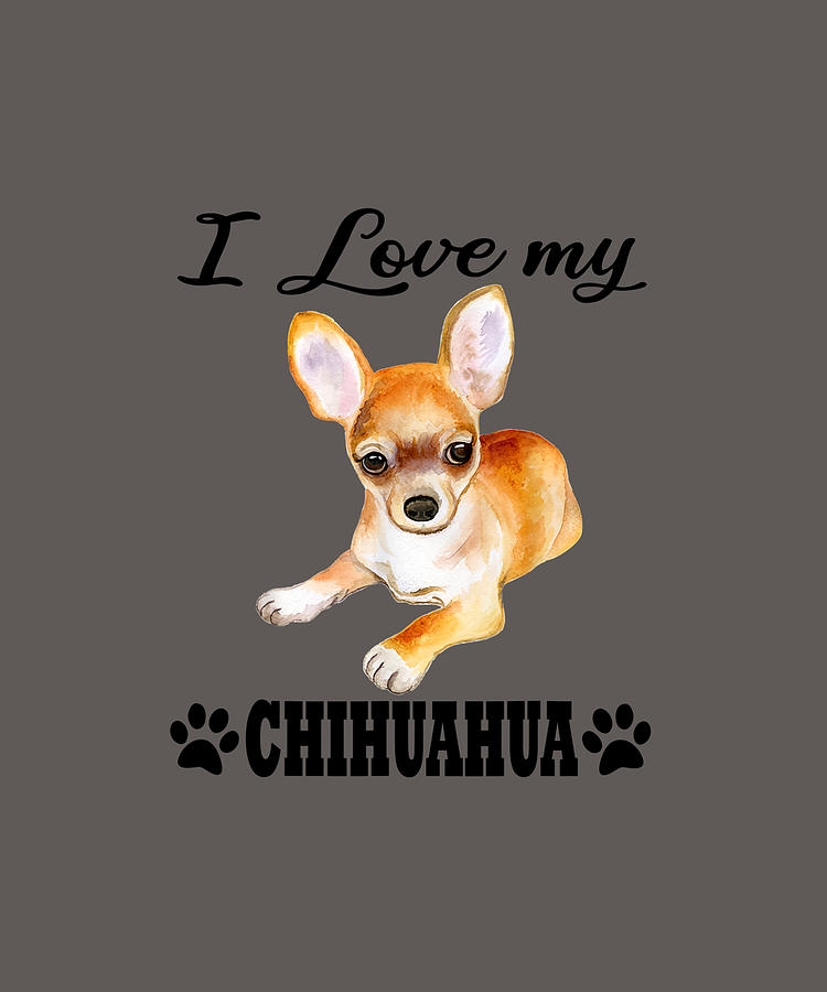 i love my chihuahua t shirt