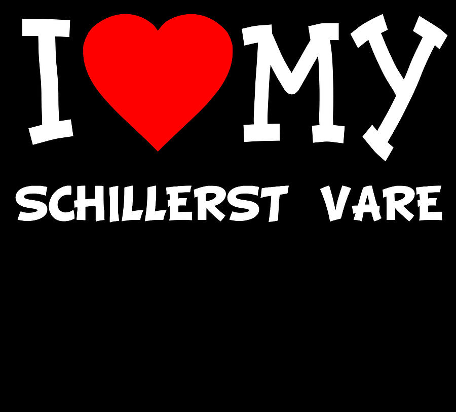 I Love My Schillerstvare Dog Breed Digital Art by Flippin Sweet Gear