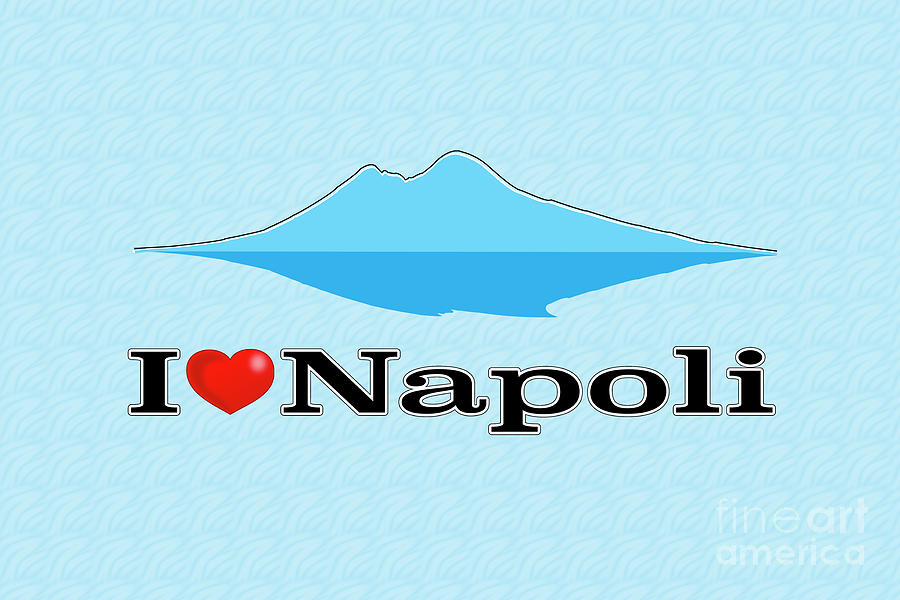 I Love Napoli Digital Art