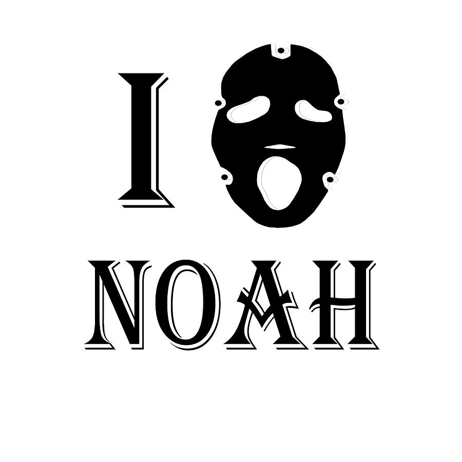 I love Noah Black Poster gift Painting by Hannah Sebastian Fine Art America