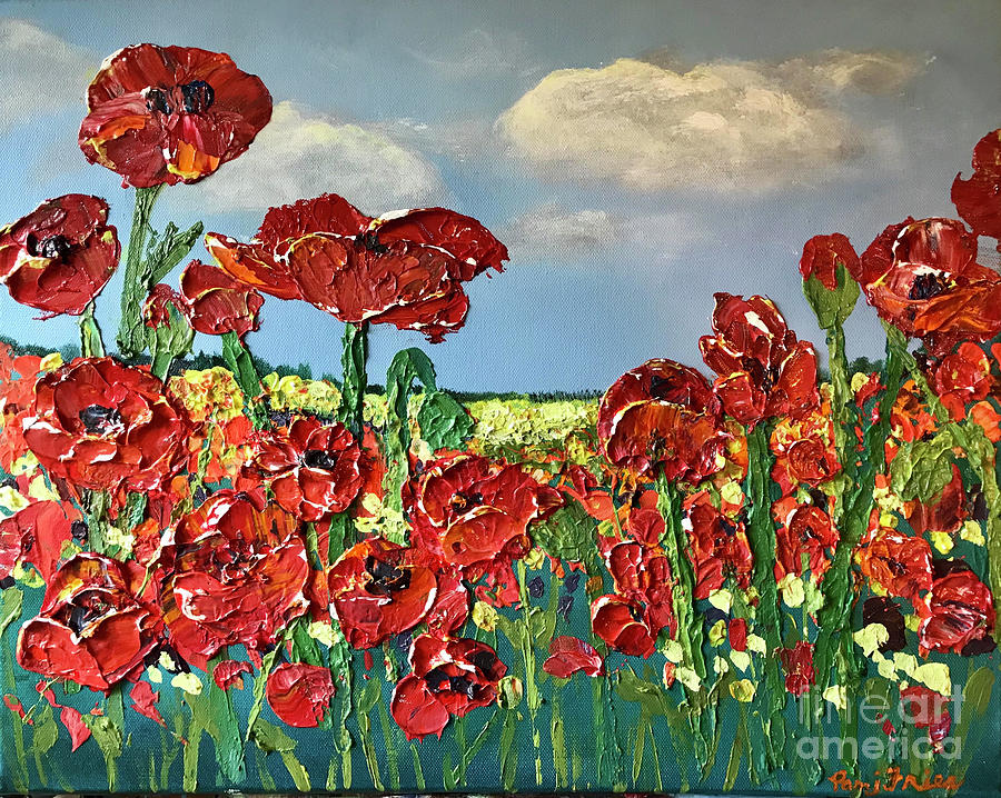 Nature Relief - I Love Poppies by Pam Jeffries