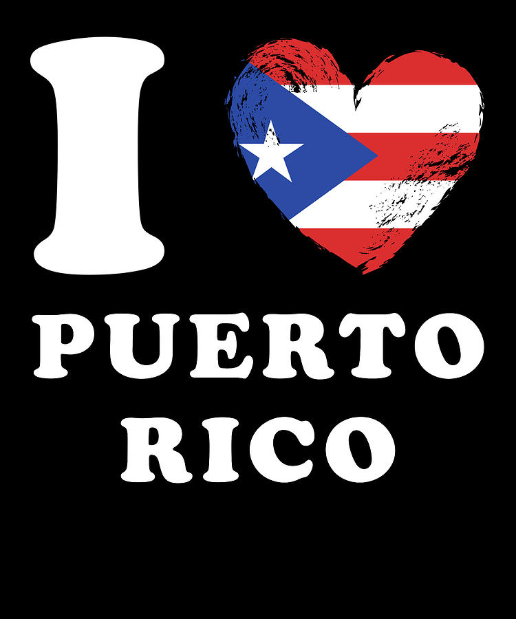 I Love Puerto Rico Digital Art By Manuel Schmucker Fine Art America 6204