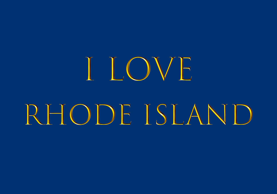 I Love Rhode Island Digital Art by Johanna Hurmerinta