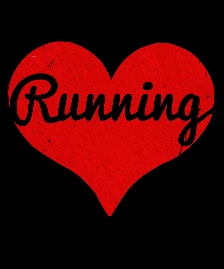 I Love Running Digital Art by Flippin Sweet Gear