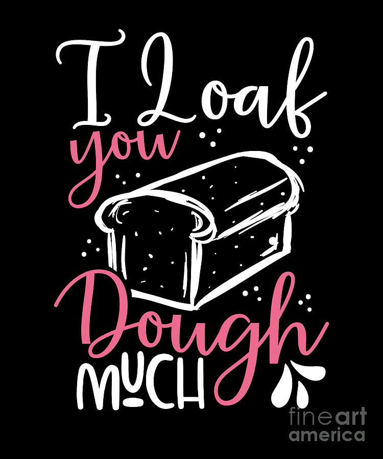 I love you bread dough Digital Art by BeMi90 - Fine Art America