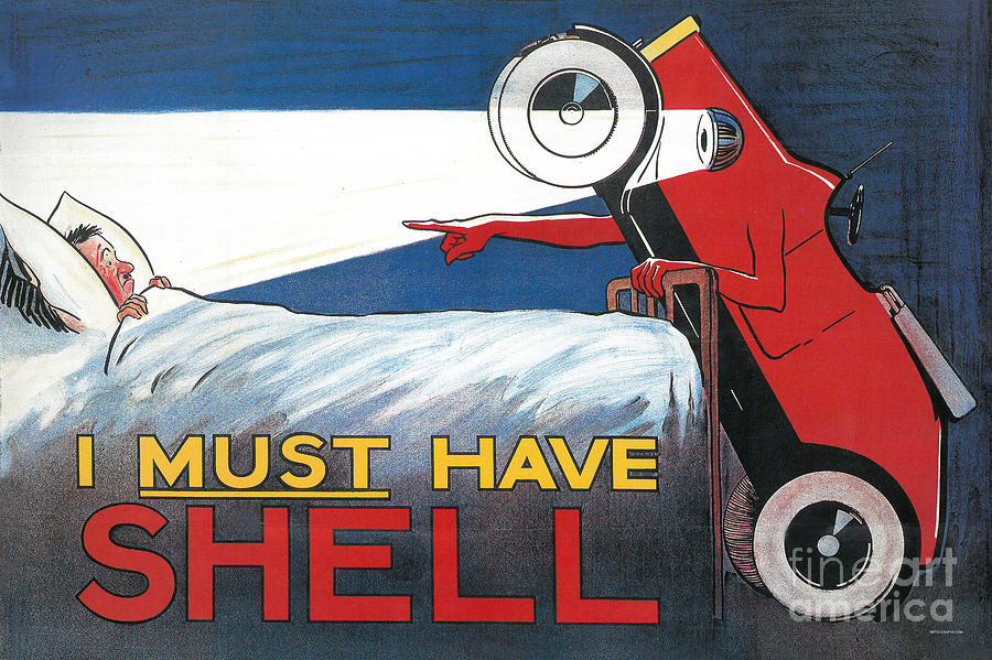 I Must Have Shell poster Mixed Media by Retrographs
