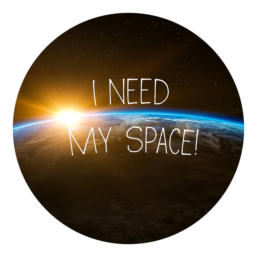 I Need My Space Poster music Painting by Saunders Jacob - Fine Art America