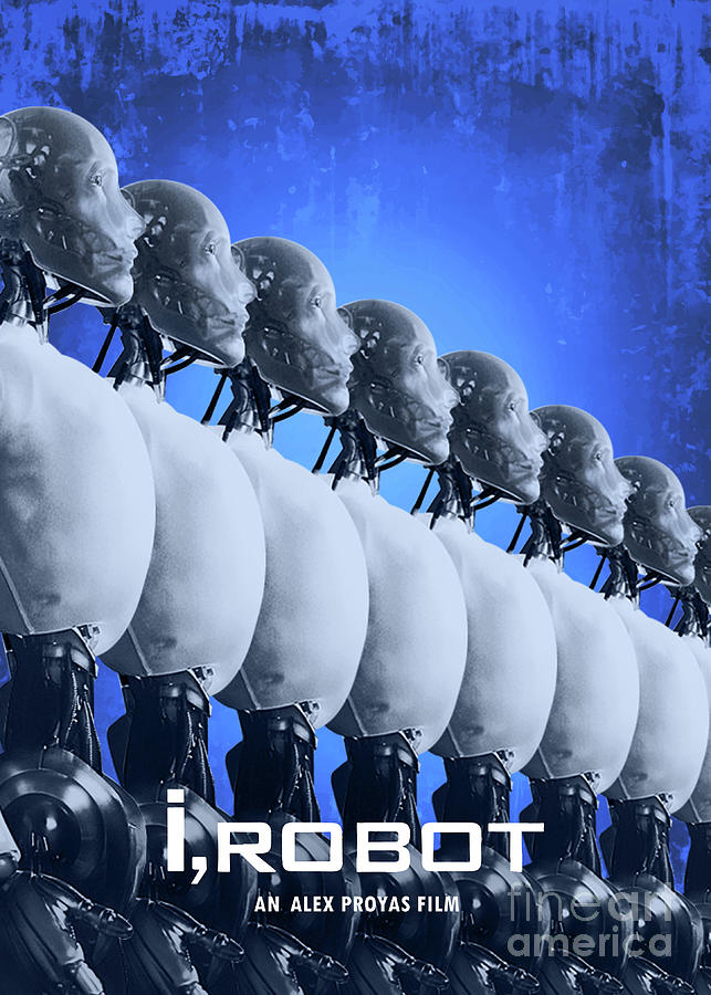 I Robot Digital Art - I Robot by Bo Kev