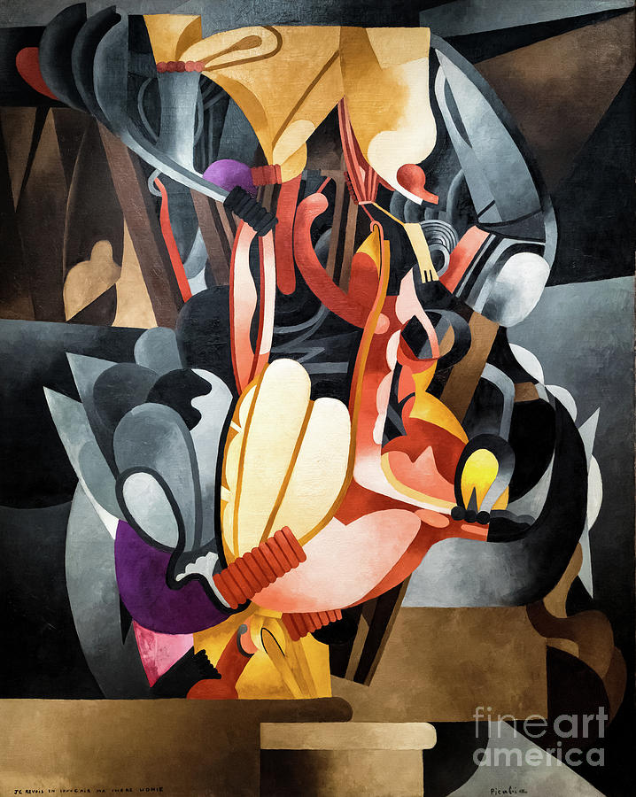 I See Again in Memory My Dear Udnie by Francis Picabia 1914 Painting by ...