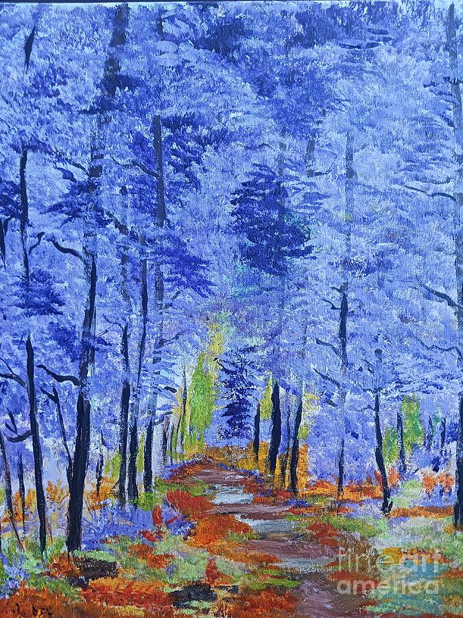 I See Purple Painting # 43 Painting by Donald Northup I See Purple Painting # 43 Painting by Donald Northup