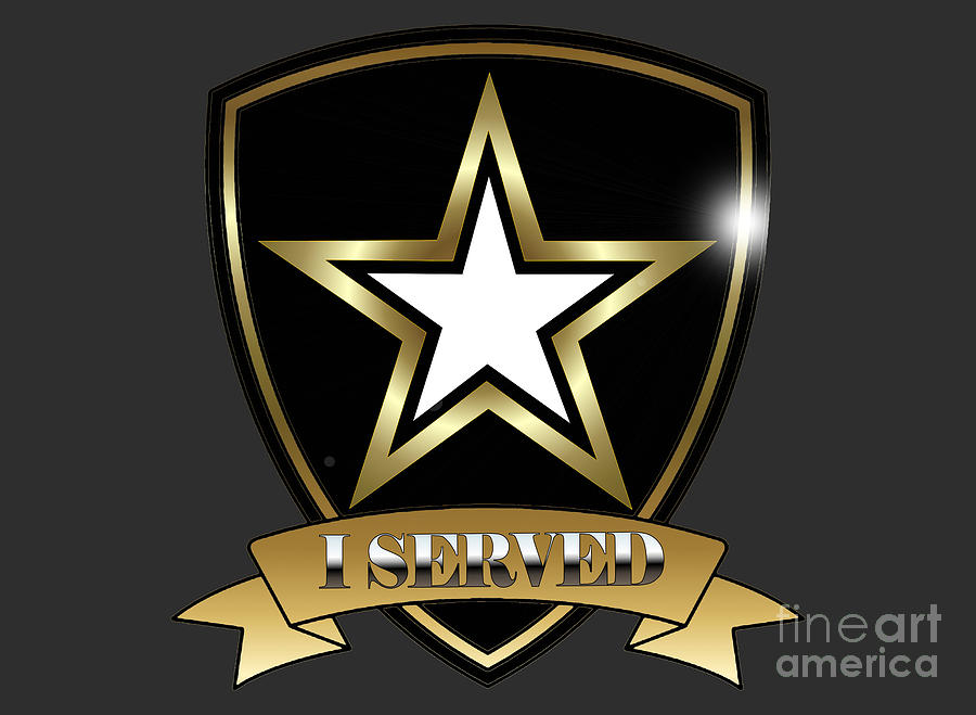 I Served Army Digital Art by Bill Richards