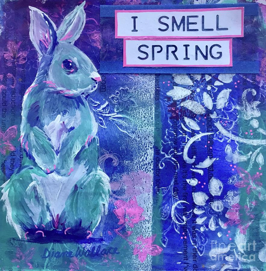 I Smell Spring Painting by Diane Wallace