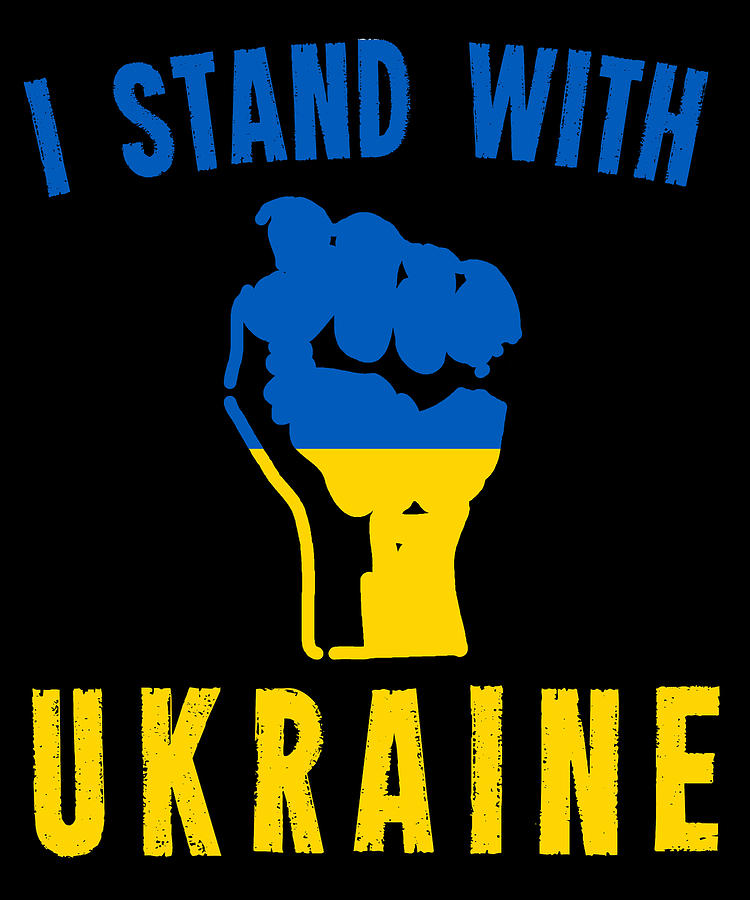 I Stand With Ukraine Digital Art by Flippin Sweet Gear