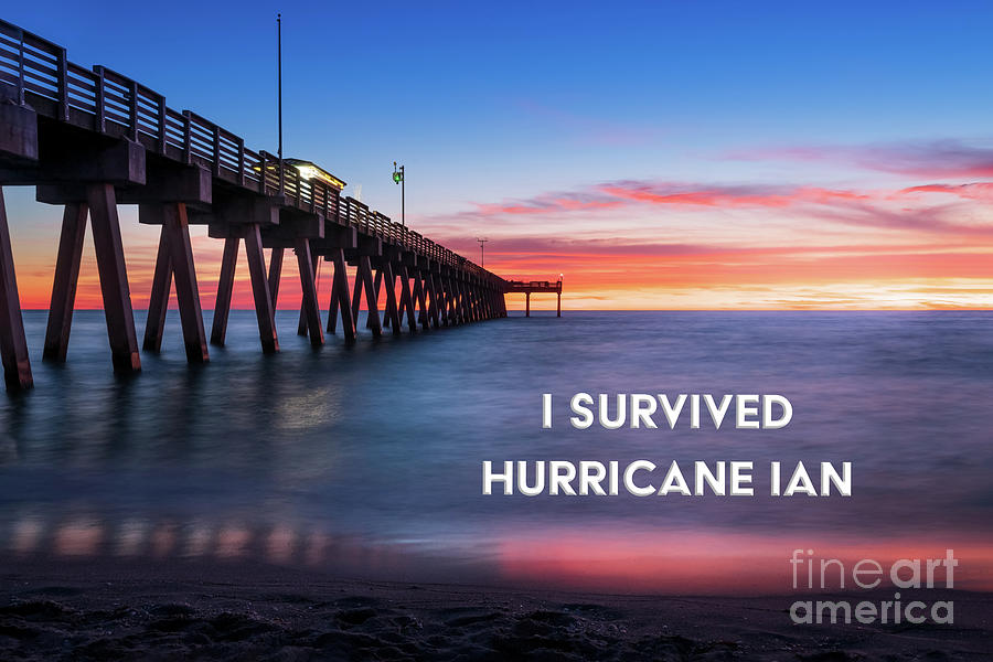 Sunset Photograph - I Survived Hurricane Ian by Liesl Walsh