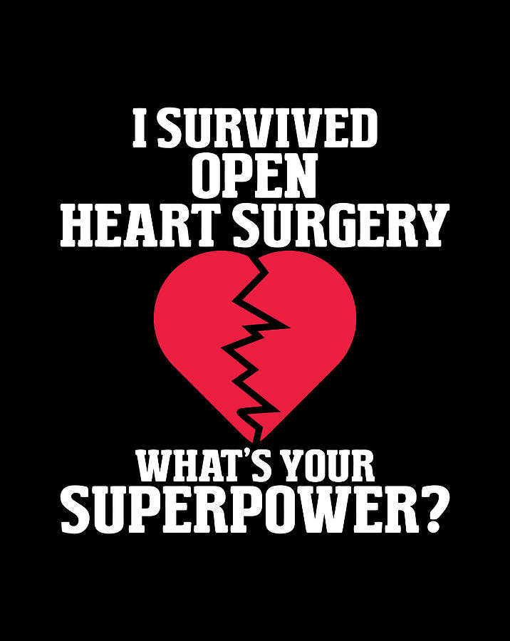 I Survived Open Heart Surgery Post Recovery Get Well Gift Gift Items ...