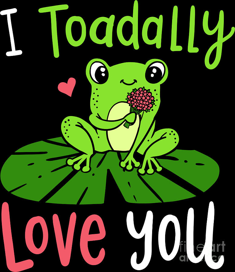 i-toadally-love-you-valentines-day-frog-pond-gift-digital-art-by